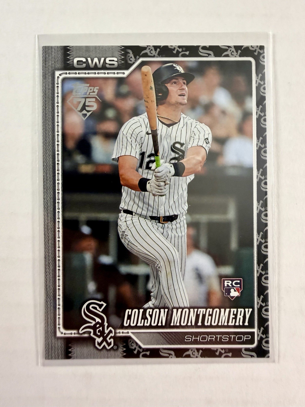 Colson Montgomery 2026 Topps Series 1 #157 Team Color Border SP RC White Sox