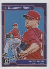 2021 Donruss Optic Diamond Kings Carolina Blue Prizm 15/50 Jack Flaherty #22 0l1