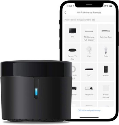 Broadlink RM4 Mini IR-Fernbedienung, Smart Home WLAN Hub, Sprachsteuerung