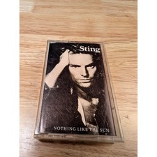 Sting Nothing Like The Sun Cassette 1987 A M Records Chrome Tape