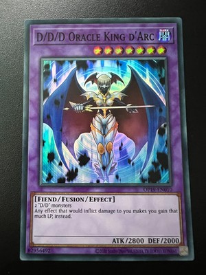 D/D/D Orakelkönig D'Arc OP19-DE010 Super Rare Near Mint Yugioh