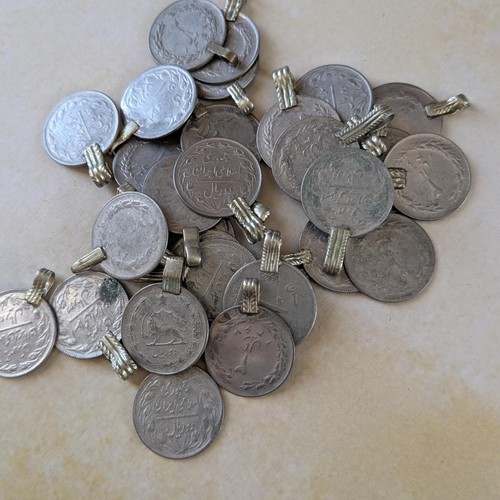 Medium Vintage Kuchi Tribal Coins with Loops Original Condition .88" Assortment