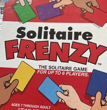 Solitaire Frenzy Card Game COMPLETE Jax 2002 Family Fast Sequence