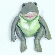 GUND PLUSH WARTZ LONG LEG FROG PUPPET SHINY METALLIC 9141