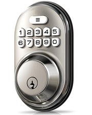 Veise Keyless Entry Door Lock, Electronic Keypad Deadbolt, Keyed Entry, Auto Loc