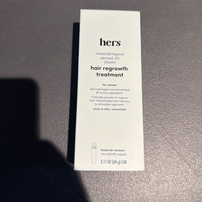 #ad Hers Minoxidil 5% Foam for Women NEW SEALED Hair Regrowth Exp 04 27 $14.00