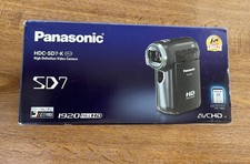 USED ONE TIME Panasonic Digital High-Vision Camcorder HDC-SD7-K HDC-SD7 Black