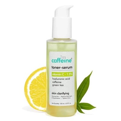 mCaffeine 1.5% Vitamin C 2in1 Face Toner-Serum with Green Tea 150ml