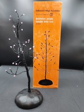 Department 56 Halloween Purple Twinkle Brite Tree Lighted Village Accessory Box