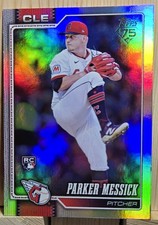 2026 TOPPS #67 PARKER MESSICK RAINBOW FOIL CLEVELAND GUARDIANS