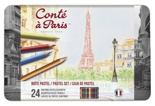 Pastel Pencils with 24 Assorted Colors
