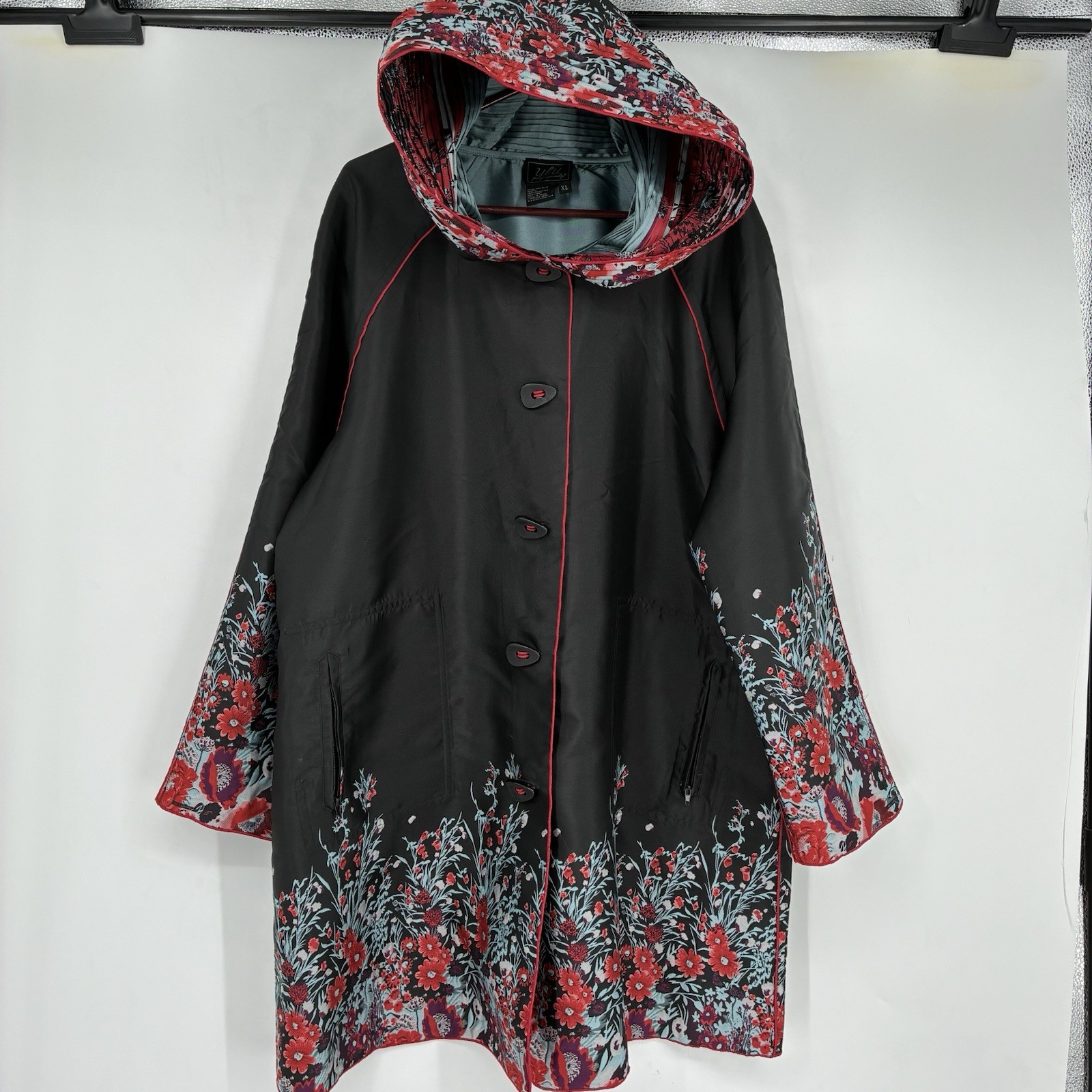 Jacket Pleated Hood Lagenlook Art Romantic