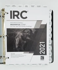 Highlighted and Tabbed - 2021 International Residential Code - from Exam Books