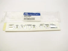 NEW - OEM Lift Gate Rear Emblem Badge Nameplate For 01-06 Santa Fe 8631026900