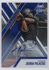 2017 Panini Elite Extra Edition Aspirations Blue 50/50 Joshua Palacios Auto 2u3