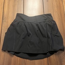 Spanx Womens Black Get Moving Skort Skirt Size Medium Tennis Golf Pickleball