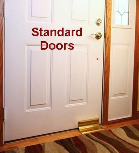 Door Barricade The NIGHTLOCK Security Lock BRUSHED NICKEL FINISH FREE U.S. SHIP - Picture 4 of 8