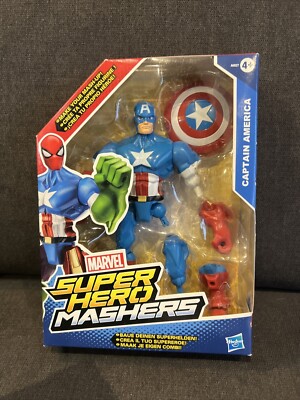 Marvel Super Hero Mashers Captain America Action Figure 6'' NEW Avengers