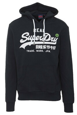 Superdy Herren Hoodie VL Hood M2000131A Blau