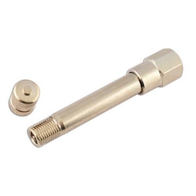 JNNJ 2Pcs Estensione Valvola in Gomma Pneumatico, Adattatore di Estensione per Gonfiaggio Pneumatici, Valvole Flessibili Tubi Estensore Stelo, Adattatore Valvola Standard per Veicoli(160mm