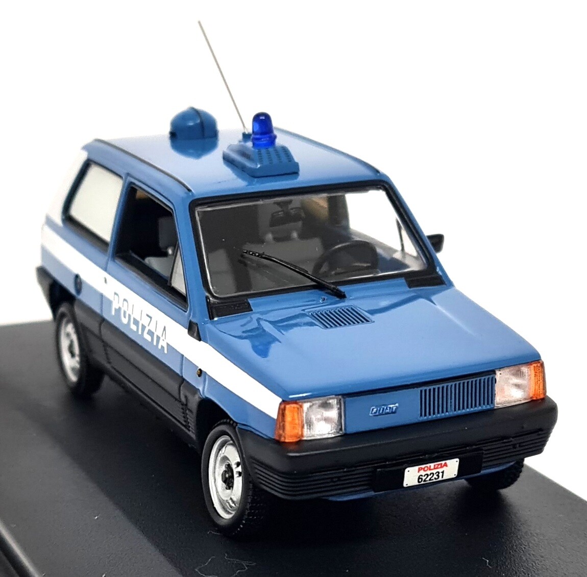 Minichamps 1/43 Fiat Panda Polizia 1980 Italian Police Diecast Model Car