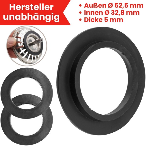 Universal Ersatz Dichtung SiebköRbchen ZubehöR Siebkorb Reparatur Dichtungsring-image