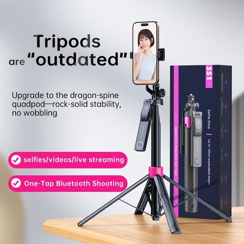 New SS1 AI Smart Stabilized Gimbal Handheld Selfie Stick Phone Quad Stand - 第 15/15 張圖片