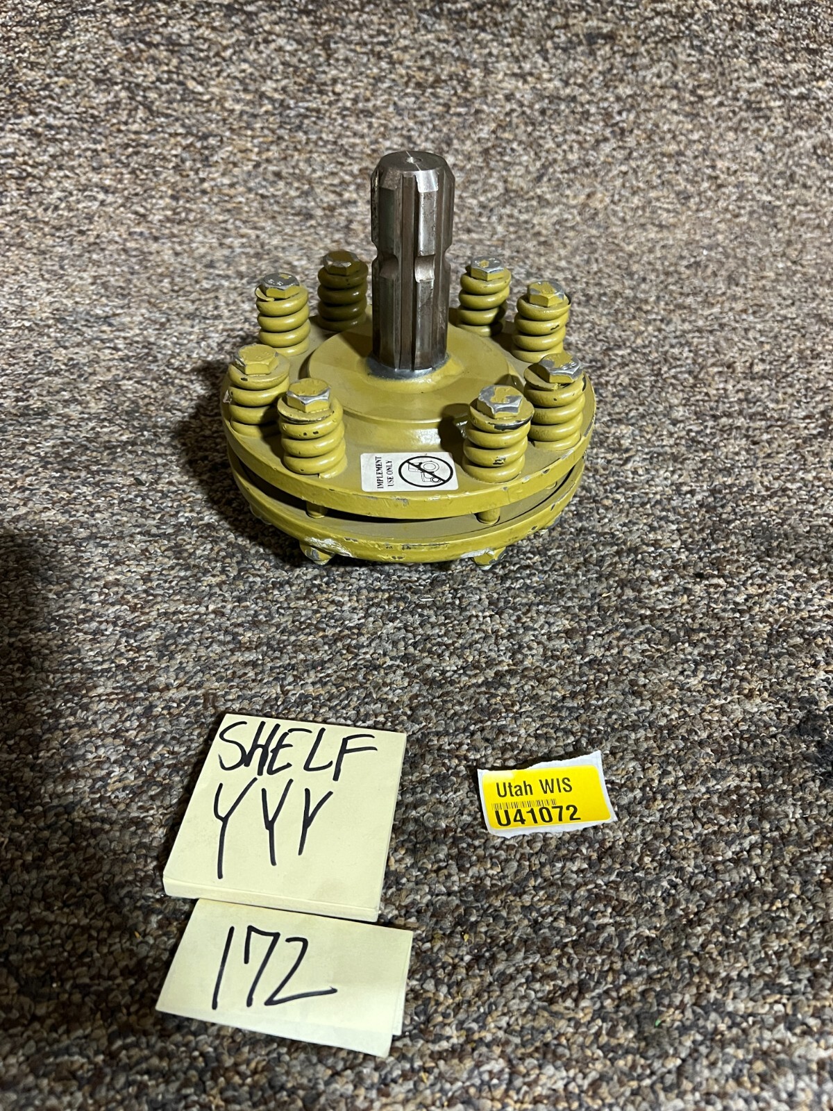 Weasler PTO Shaft 560 MM 1 3/8in X 6 Spline Slide Lock - Sparex Part S.118356 main image 1