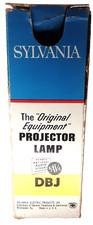 Vintage Sylvania 1950s DBJ Projector Lamp Bulb With Original Box