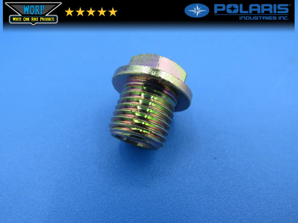 GENUINE OEM POLARIS PREDATOR OUTLAW 500 MAGNETIC OIL DRAIN GENUINE OEM POLARIS PREDATOR OUTLAW 500 MAGNETIC OIL DRAIN