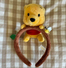Disneyland Winnie the Pooh Plush Doll Head Band Tokyo Disney Resort Japan Parks