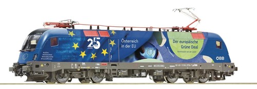 Roco HO 78502 "25 Years Austria In EU" Electric Locomotive for Marklin AC/Sound - Picture 2 of 3