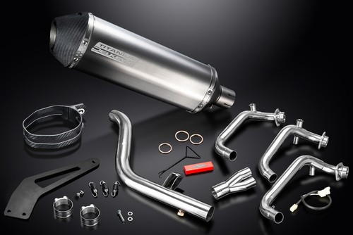 Yamaha MT-09 MT09 2021-2024 Complete Exhaust 3-1 13.5" X-Oval Titanium Muffler - Picture 6 of 6