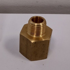 Brass Straight Adapter 3/4" BSPT Female x 3/8" NPT Male