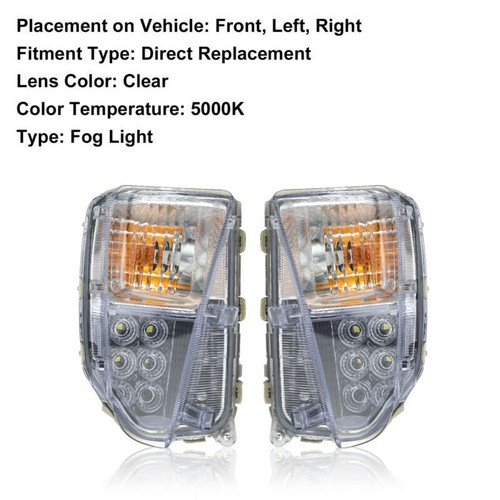 Pair DRL LED Blinker Fog Lamp Signal Lights RH / LH for Toyota Prius