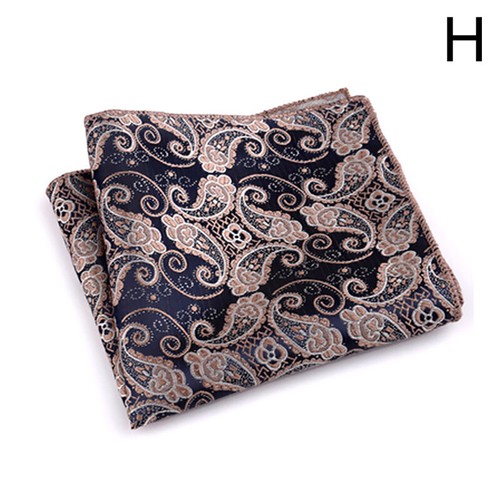 Men Party Silk Suit Pocket Square Handkerchief Kerchief Towel Hanky 21 Colors - Picture 12 of 36