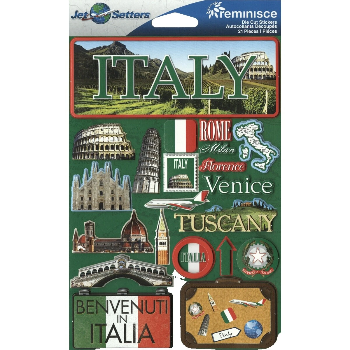 Calcomanías para Manualidades Dimensional y viajes de vacaciones