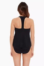 Magicsuit Taylor DD-Cup Tankini Top ONLY Size 8 black t-back 6006052DD New