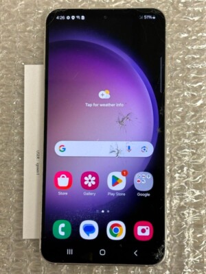 Samsung Galaxy S23 128GB SM-S911U (Verizon) Cream - Cracked Screen