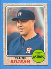 2017 Topps Heritage #119 Carlos Beltran Astros