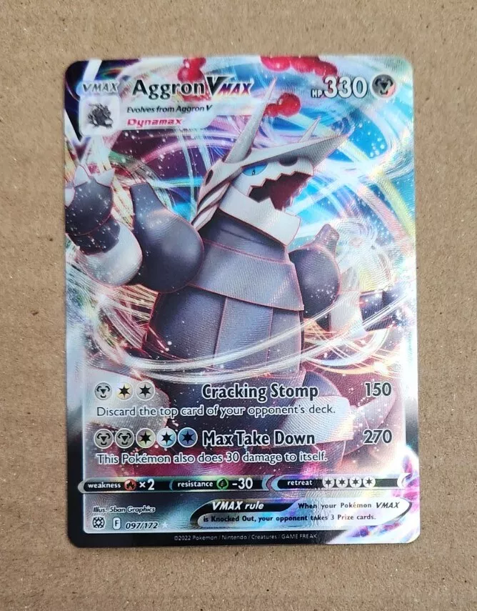 Aggron V & Vmax 097/172 Estrelas Brilhantes – Lote de cartas ultra