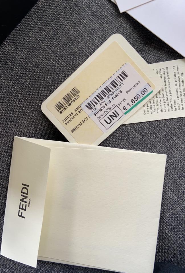 FENDI Mini 3Jours Pink Leather Tote Crossbody Shoulder Bag | eBay