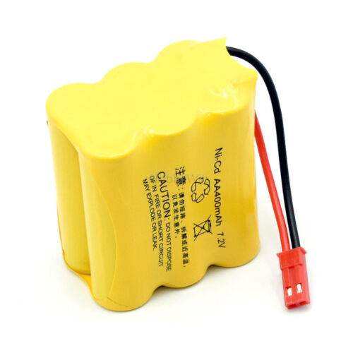 1Pack 7,2V 400mAh NiCD Akku JST Stecker für RC Racing Buggy Auto LKW Speedboat - Bild 2 von 9