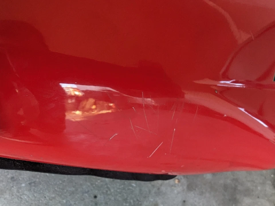 99-03 Ducati 996 s RED GAS TANK FUEL CELL PETROL RESERVOIR 748 916 998 #9011 - Image 4 of 4