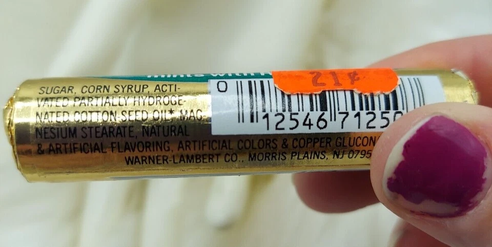 Sellado Nuevo Oldstock Certs de Menta Verde Rollo Como Nuevo de Píldora y Soplo Foto 3 de 4