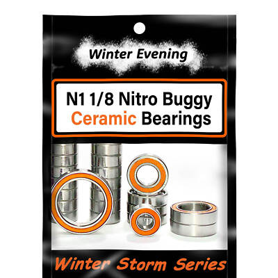 Kit Roulements Céramique Scellés FastEddy Pour Agama N1 1/8 Nitro - Neuf - TFE8756