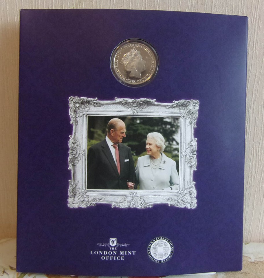 The London mint office platinum 1940's wedding anniversary coin & folder 2018 eBay