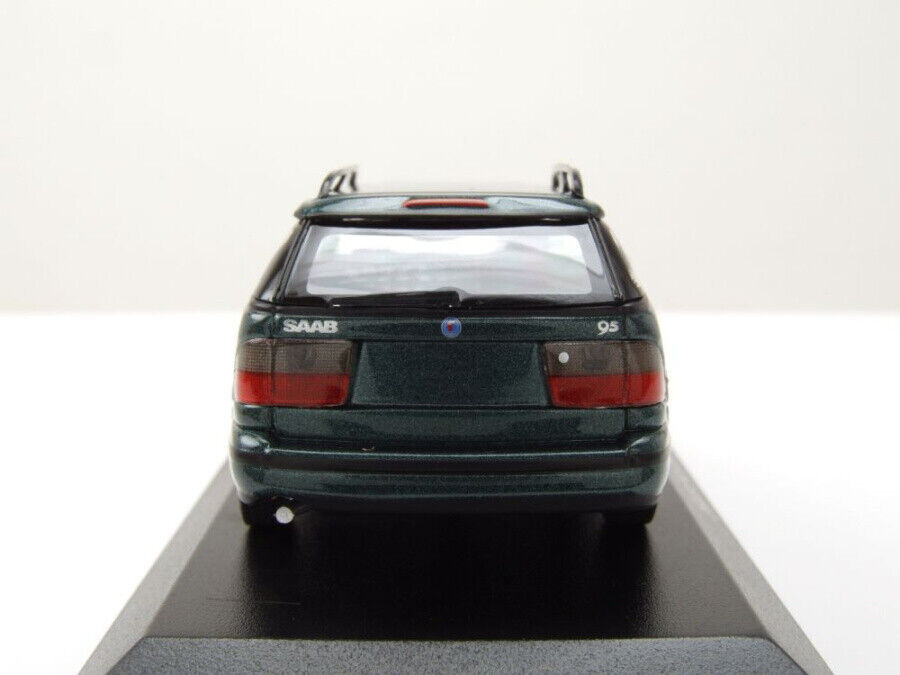 Modellauto Saab 9-5 Break Kombi 1999 dunkelgrün metallic 1:43 Maxichamps bei , 37,90