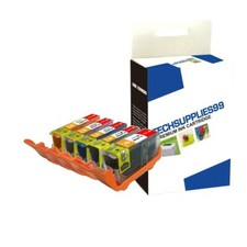 5 Small Black PGI220 CLI-221 Ink for Pixma iP-3600 4600 4700
