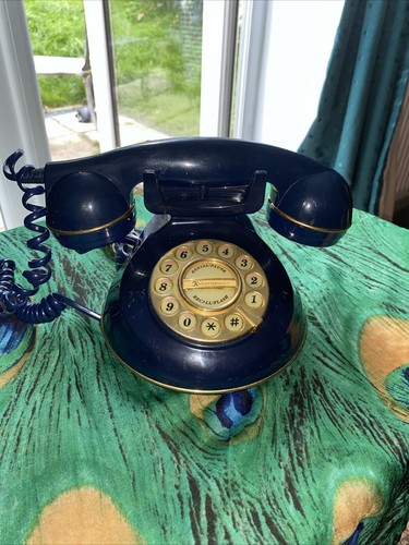 Vintage Microtel, The Knightsbridge, Pushbutton Landline Phone Model: 954, Blue - Picture 2 of 12